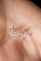 Heliophilia Silver Pendientes de Plata de Ley 925